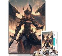 Puzzles for Adults Teens 1000 Pieces Fantasy Female Warrior,Educational Stress Relief Toy for Is Ideal As A Gift for The Whole Family (38x26cm)