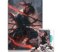 Puzzles for Adults Teens 1000 Pieces Fantasy Ninja Warrior,Educational Stress Relief Toy for Is Ideal As A Gift for The Whole Family (38x26cm)