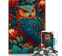 Puzzles for Adults Teens 1000 Pieces Fantasy Owl,for Educational Game Challenge Toy Birthday Present,Gifts,Wall Art (75x50cm)
