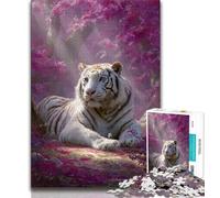 Puzzles for Adults Teens 1000 Pieces Fantasy Tiger 1000 Piece Puzzle,Educational Stress Relief Toy Gifts for Friends And Family 38x26cm