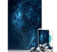 Puzzles for Adults Teens 1000 Pieces Fantasy Tiger Teenager Jigsaw,Challenging Game for Is Ideal As A Gift for The Whole Family 38x26cm