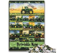 Puzzles for Adults Teens 1000 Pieces Farm Implement Tractor for Age 14 Years And over Beautiful Design GameBeautiful Design Game Great Gift 50x75cm