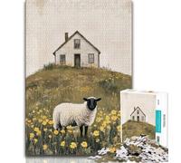 Puzzles for Adults Teens 1000 Pieces Farm Teenager Jigsaw,Challenging Game for Is Ideal As A Gift for The Whole Family 38x26cm