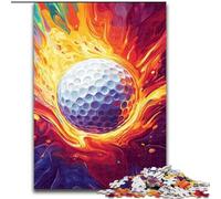 Puzzles for Adults Teens 1000 Pieces Fire Golf, for Educational Game Challenge Toy Enhance Memory for Age 14 (Size 50x75cm)