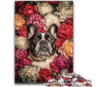 Puzzles for Adults Teens 1000 Pieces French Bulldog Stress Reliever Difficult Challenge Is Ideal As Gifts for The Whole Family 50x75cm