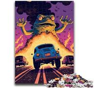 Puzzles for Adults Teens 1000 Pieces Frog Monster for And from 14 Years And over Hands-on Game Christmas Game Gifts 26x38cm