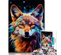 Puzzles for Adults Teens 1000 Pieces Galaxy Fox,Educational Stress Relief Toy for Is Ideal As A Gift for The Whole Family (75x50cm)