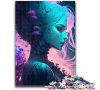 Puzzles for Adults Teens 1000 Pieces Goddess of Night Family Fun for Is Ideal As A Gift for The Whole Family for And Age 14 Years Up 26x38cm