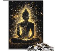 Puzzles for Adults Teens 1000 Pieces Golden Buddha, Decompressing Intellectual Educational Toy Is Ideal As Gifts for The Whole Family (size 26x38cm)