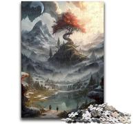 Puzzles for Adults Teens 1000 Pieces Heaven Tree of Life Family Fun for Is Ideal As A Gift for The Whole Family for And Age 14 Years Up 26x38cm