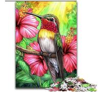 Puzzles for Adults Teens 1000 Pieces Hummingbird, Educational Games Home Decoration Suitable for Desktop Decoration (Size 50x75cm)