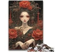 Puzzles for Adults Teens 1000 Pieces Japanese Geisha Anime Family Fun for Is Ideal As A Gift for The Whole Family for And Age 14 Years Up 50x75cm