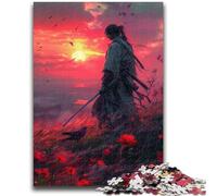 Puzzles for Adults Teens 1000 Pieces Japanese Ninja Family Fun for Is Ideal As A Gift for The Whole Family for And Age 14 Years Up 26x38cm