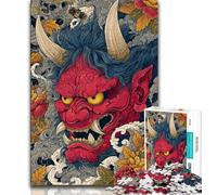 Puzzles for Adults Teens 1000 Pieces Japanese Style Ninja 1000 Pieces for Adults,Stress Reliever Staycation Kill Time Parent-child Interaction (size 75x50cm)