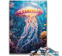 Puzzles for Adults Teens 1000 Pieces Jellyfish for And from 14 Years And over Hands-on Game Christmas Game Gifts 26x38cm