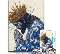 Puzzles for Adults Teens 1000 Pieces Jesus 1000 Pieces for Adults,Learning Educational Toys Family Games Unique Birthday And Gifts 38x26cm