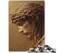 Puzzles for Adults Teens 1000 Pieces Jesus Art 1000 Piece Jigsaw,Perfect for Game Nights, Colorful Toy for Home Gift (38x26cm)