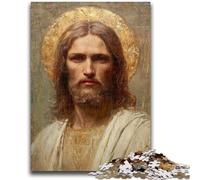 Puzzles for Adults Teens 1000 Pieces Jesus Art Challenging Game And Family Play for Is Ideal As A Gift for The Whole Family 26x38cm