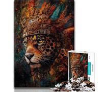 Puzzles for Adults Teens 1000 Pieces Leopard 1000 Pieces for Adults,Stress Reliever Staycation Kill Time Parent-child Interaction (size 38x26cm)
