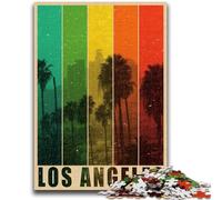 Puzzles for Adults Teens 1000 Pieces Los Angeles Teenager Jigsaw,Challenging Game for Is Ideal As A Gift for The Whole Family (26x38cm)