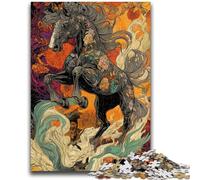 Puzzles for Adults Teens 1000 Pieces Magic Horse Stress Reliever Difficult Challenge Is Ideal As Gifts for The Whole Family 26x38cm