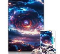 Puzzles for Adults Teens 1000 Pieces Milky Way Universe Landscape,Educational Stress Relief Toy for Is Ideal As A Gift for The Whole Family (75x50cm)