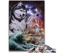 Puzzles for Adults Teens 1000 Pieces Monster Titan Husky Kraken Family Fun for Is Ideal As A Gift for The Whole Family for And Age 14 Years Up 26x38cm