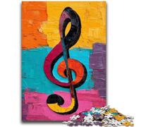 Puzzles for Adults Teens 1000 Pieces Musical Symbols Adult Jigsaw,Challenging Difficult Deal As Gifts for The Whole Family (38x26cm)