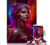 Puzzles for Adults Teens 1000 Pieces Neon Hera Teenager Jigsaw,Challenging Game for Is Ideal As A Gift for The Whole Family 38x26cm