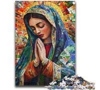 Puzzles for Adults Teens 1000 Pieces Our Lady of Guadalupe Praying for And from 14 Years And over Hands-on Game Christmas Game Gifts 26x38cm