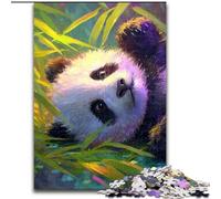 Puzzles for Adults Teens 1000 Pieces Panda in The Bamboo Forest, Suitable for People Aged 14 And Above Educational Games Secret Santa Gifts (Size 50x75cm)
