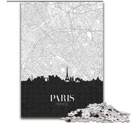 Puzzles for Adults Teens 1000 Pieces Paris, for And from 14 Years And over Educational Learning Toys Family Games Birthday Present 50x75cm