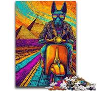 Puzzles for Adults Teens 1000 Pieces Pop-art Anubis Relax Games Educational Game for Birthday, Chrismas for And Age 14 Years Up 50x75cm