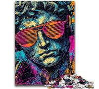 Puzzles for Adults Teens 1000 Pieces Pop-art Michelangelos David Statue Relax Games Educational Game for Birthday, Chrismas for And Age 14 Years Up 26x38cm
