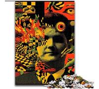 Puzzles for Adults Teens 1000 Pieces Psychedelic Art, Suitable for People Aged 14 And Above Educational Games Secret Santa Gifts (Size 50x75cm)