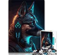 Puzzles for Adults Teens 1000 Pieces Punk Human Dogs Adult Puzzles,Stress Reliever Difficult Challenge Unique Home Decor And Gifts (size 75x50cm)