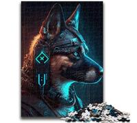 Puzzles for Adults Teens 1000 Pieces Punk Human Dogs Family Fun for Is Ideal As A Gift for The Whole Family for And Age 14 Years Up 26x38cm