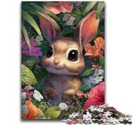 Puzzles for Adults Teens 1000 Pieces Rabbit 1000 Pieces for Adults,Learning Educational Toys Family Games Unique Birthday And Gifts (38x26cm)