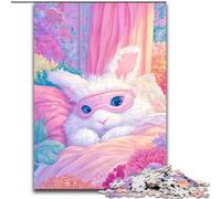 Puzzles for Adults Teens 1000 Pieces Rabbit, Learning Educational Is Ideal As A Gift for The Whole Family (Size 26x38cm)