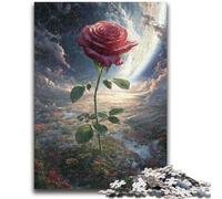 Puzzles for Adults Teens 1000 Pieces Rose Adult Jigsaw,Challenging Difficult Deal As Gifts for The Whole Family (38x26cm)