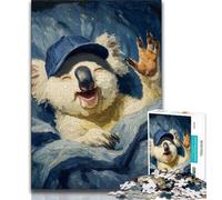 Puzzles for Adults Teens 1000 Pieces Sleeping Koala,Educational Stress Relief Toy for Is Ideal As A Gift for The Whole Family (38x26cm)