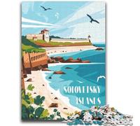 Puzzles for Adults Teens 1000 Pieces Solovetsky Serenity Family Fun for Is Ideal As A Gift for The Whole Family for And Age 14 Years Up (size 38x26cm)