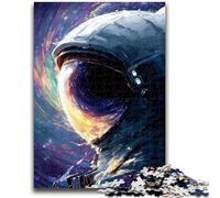 Puzzles for Adults Teens 1000 Pieces Space Astronaut Family Fun for Is Ideal As A Gift for The Whole Family for And Age 14 Years Up 26x38cm
