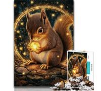 Puzzles for Adults Teens 1000 Pieces Squirrel,for Educational Game Challenge Toy Birthday Present,Gifts,Wall Art (75x50cm)