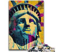 Puzzles for Adults Teens 1000 Pieces Statue of Liberty Stress Reliever Difficult Challenge Is Ideal As Gifts for The Whole Family 50x75cm