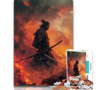 Puzzles for Adults Teens 1000 Pieces Sunset Ninja Adult Puzzles,Stress Reliever Difficult Challenge Unique Home Decor And Gifts (size 38x26cm)