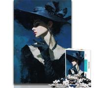 Puzzles for Adults Teens 1000 Pieces Temperament Female Model,Educational Stress Relief Toy for Is Ideal As A Gift for The Whole Family (75x50cm)