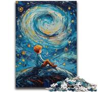 Puzzles for Adults Teens 1000 Pieces The Little Prince of The Night Sky Educational Stress Relief Toy Parent-child Interaction for And Age 14 26x38cm