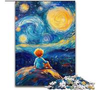 Puzzles for Adults Teens 1000 Pieces The Little Prince of The Night Sky, Toys Educational Games Stress Relieving Enhance Love between Couples (Size 26x38cm)