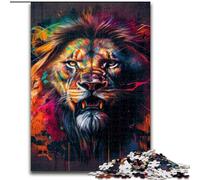 Puzzles for Adults Teens 1000 Pieces The Pride Lion, Suitable for People Aged 14 And Above Educational Games Secret Santa Gifts (Size 26x38cm)
